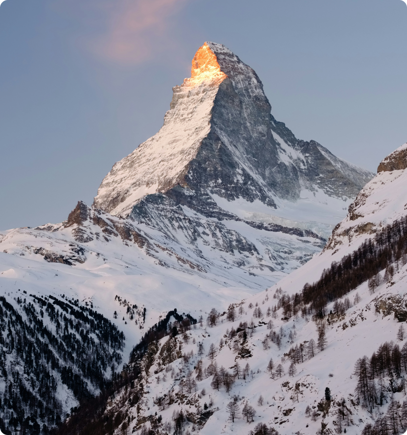 Snowy White Mountain